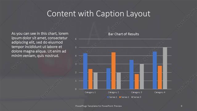 Content with Caption presentation slide layout