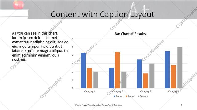 Content with Caption presentation slide layout