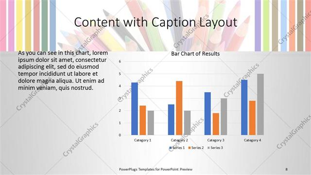 Content with Caption presentation slide layout