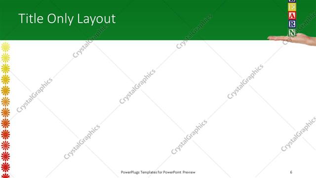 Title Only presentation slide layout