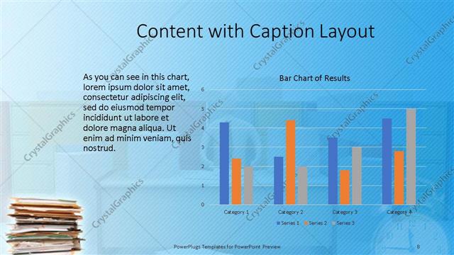 Content with Caption presentation slide layout