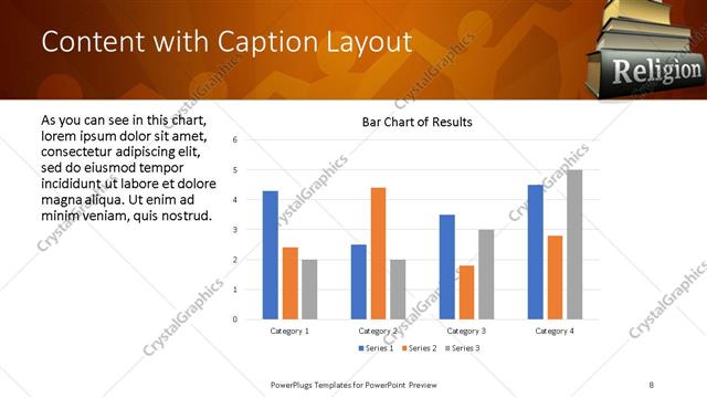 Content with Caption presentation slide layout