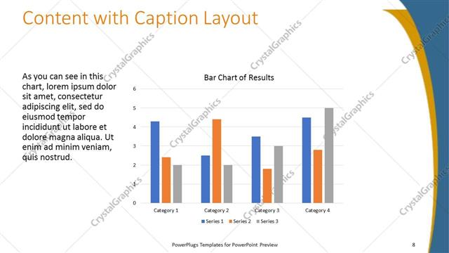 Content with Caption presentation slide layout