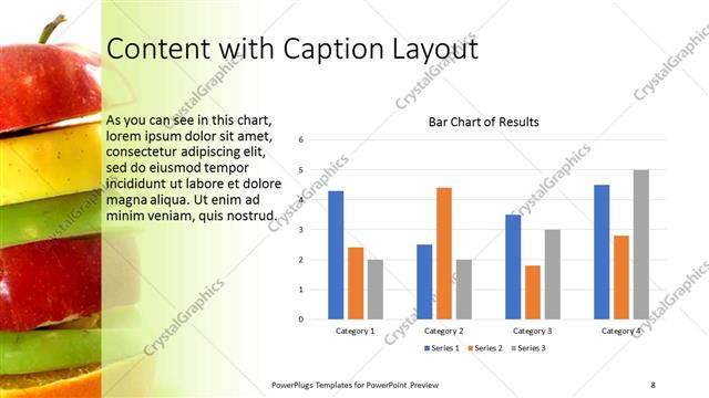 Content with Caption presentation slide layout