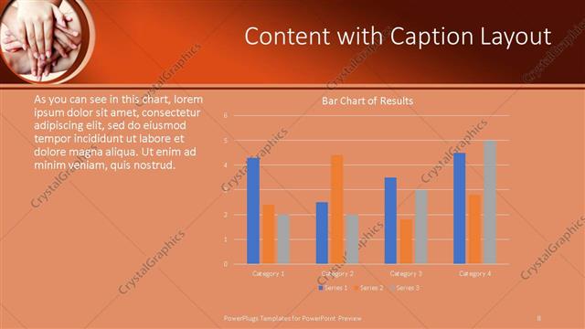 Content with Caption presentation slide layout