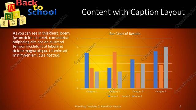 Content with Caption presentation slide layout