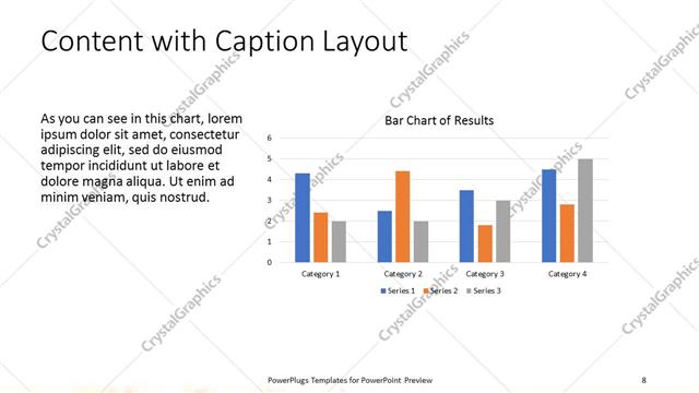 Content with Caption presentation slide layout