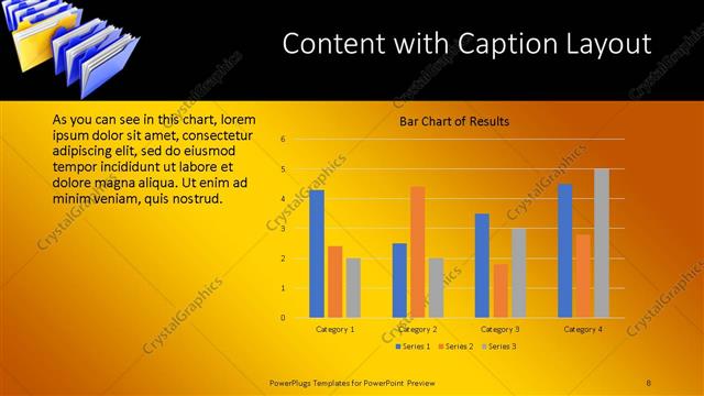 Content with Caption presentation slide layout