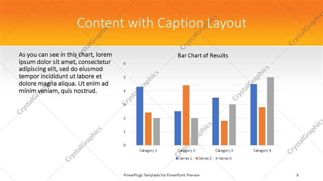 Content with Caption presentation slide layout