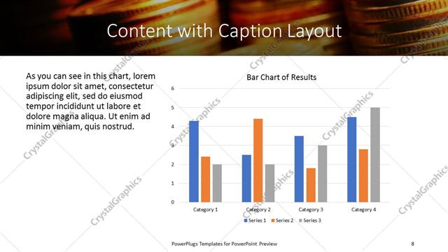 Content with Caption presentation slide layout