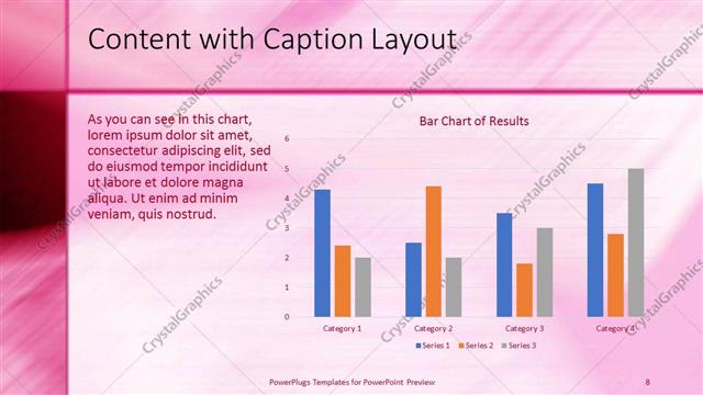 Content with Caption presentation slide layout