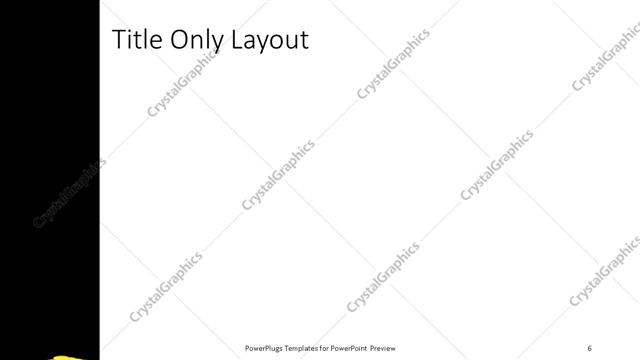 Title Only presentation slide layout