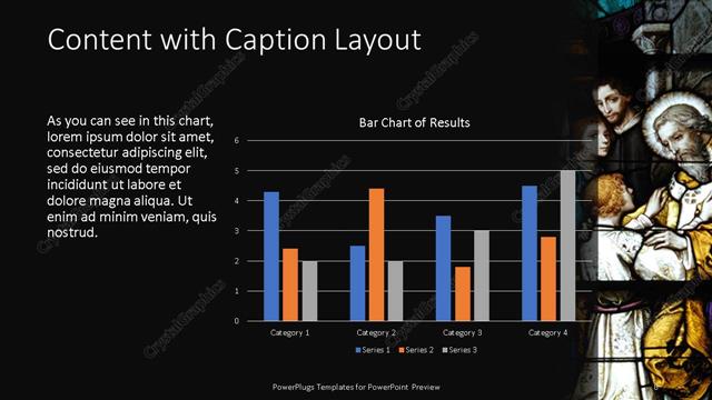 Content with Caption presentation slide layout