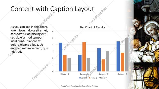 Content with Caption presentation slide layout