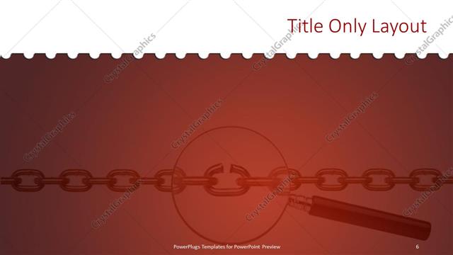 Title Only presentation slide layout