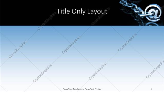 Title Only presentation slide layout