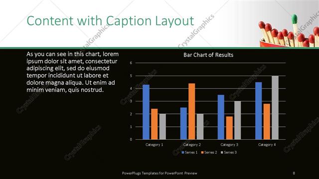 Content with Caption presentation slide layout