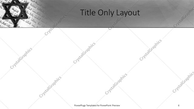 Title Only presentation slide layout