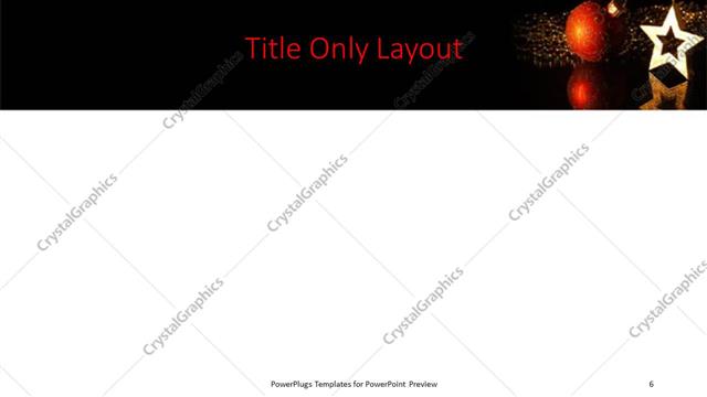 Title Only presentation slide layout