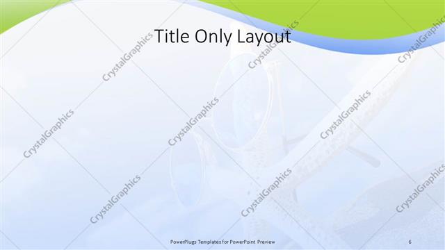 Title Only presentation slide layout