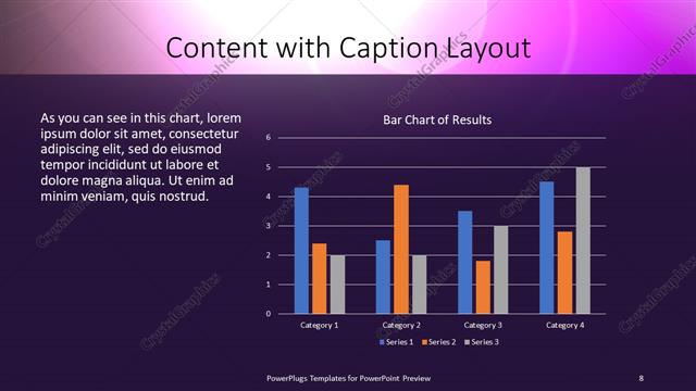 Content with Caption presentation slide layout