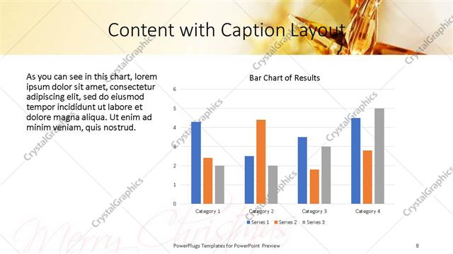 Content with Caption presentation slide layout