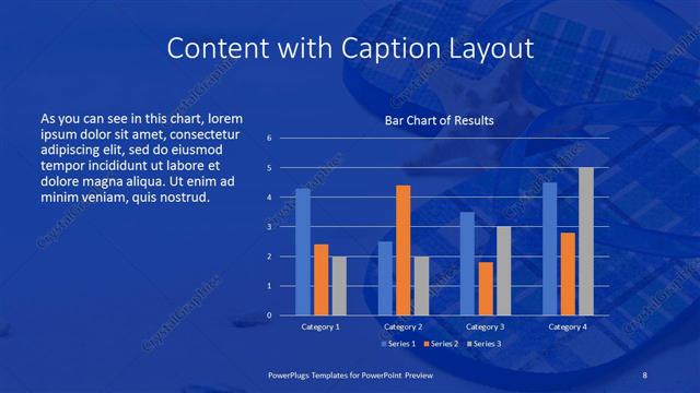 Content with Caption presentation slide layout