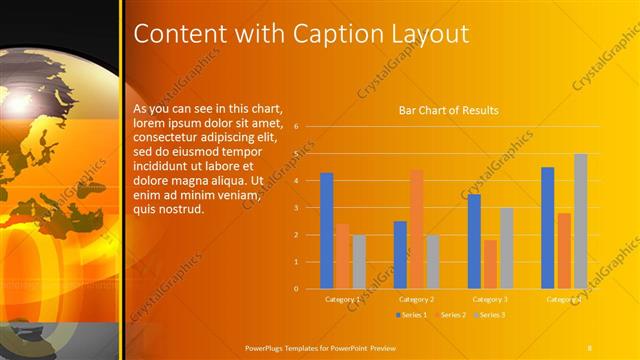 Content with Caption presentation slide layout