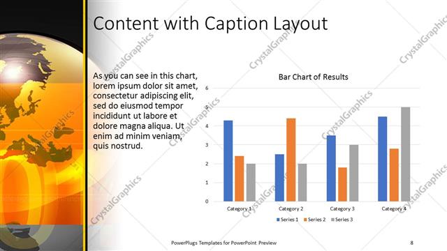 Content with Caption presentation slide layout