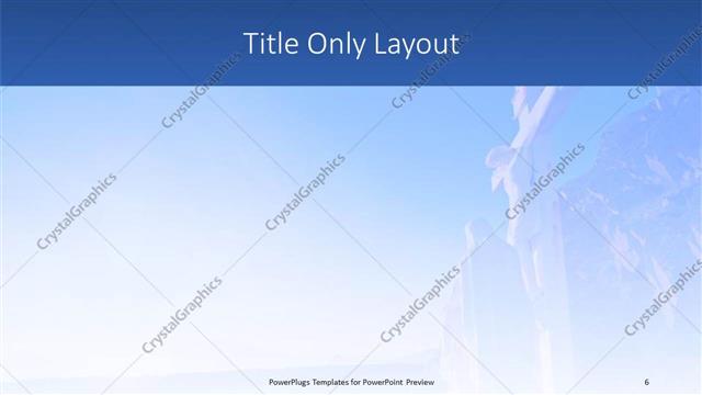 Title Only presentation slide layout