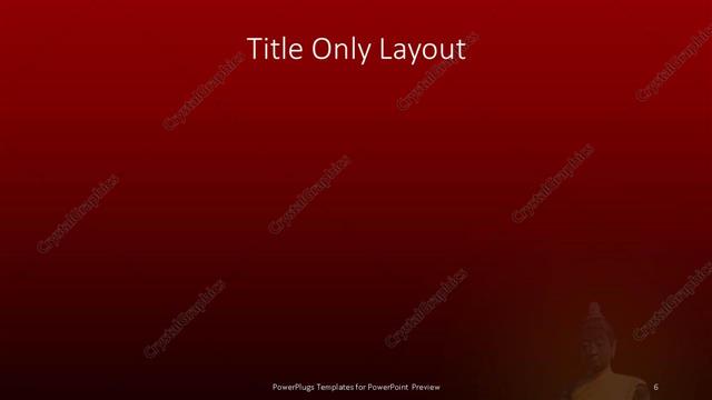 Title Only presentation slide layout