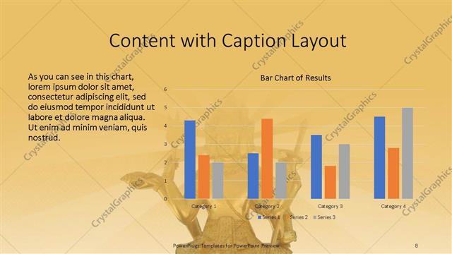 Content with Caption presentation slide layout