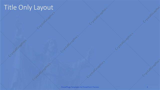 Title Only presentation slide layout