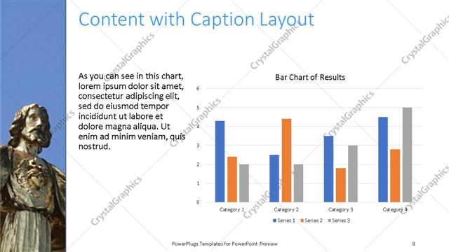 Content with Caption presentation slide layout
