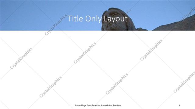 Title Only presentation slide layout