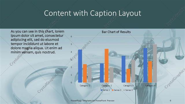 Content with Caption presentation slide layout
