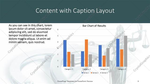 Content with Caption presentation slide layout