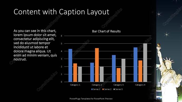 Content with Caption presentation slide layout