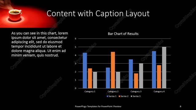Content with Caption presentation slide layout