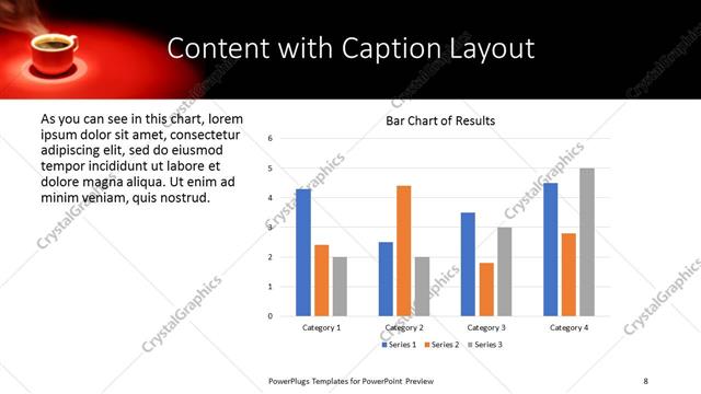 Content with Caption presentation slide layout
