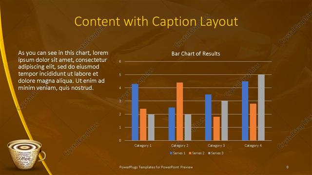 Content with Caption presentation slide layout