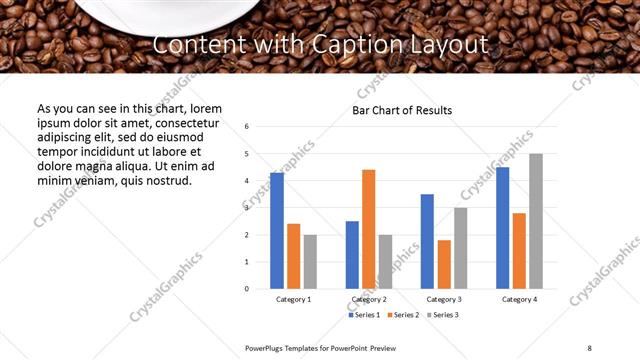 Content with Caption presentation slide layout