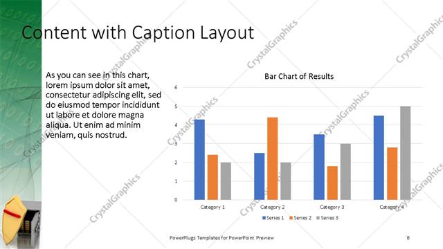 Content with Caption presentation slide layout