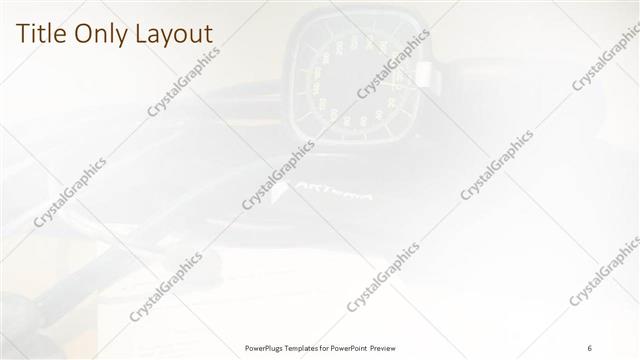 Title Only presentation slide layout