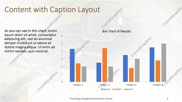 Content with Caption presentation slide layout