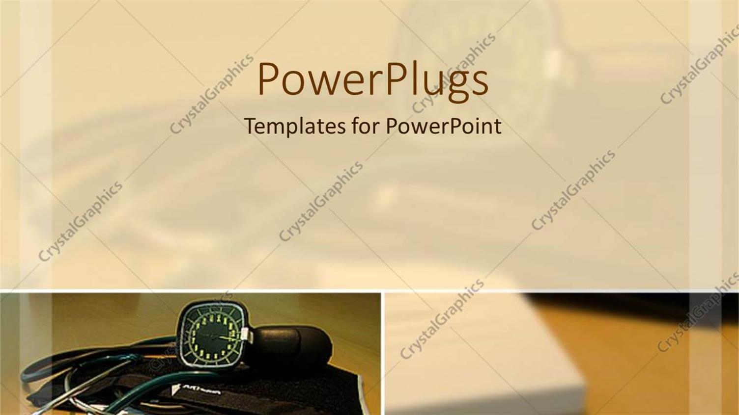 Featuring a Stethoscope with its Reflection in the Background