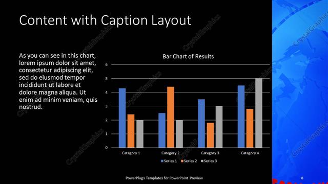 Content with Caption presentation slide layout