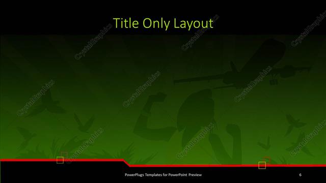 Title Only presentation slide layout