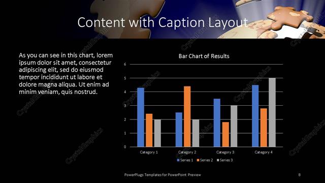 Content with Caption presentation slide layout