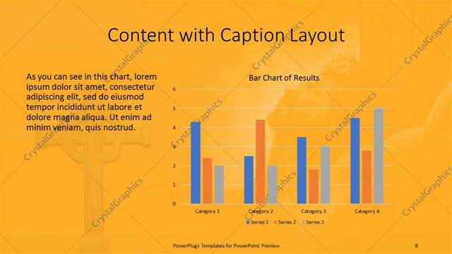 Content with Caption presentation slide layout